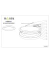 ***OFER/DES*** NISEKO * PLAFÓN REDONDO LED 90 CM - 3000K - MADERA